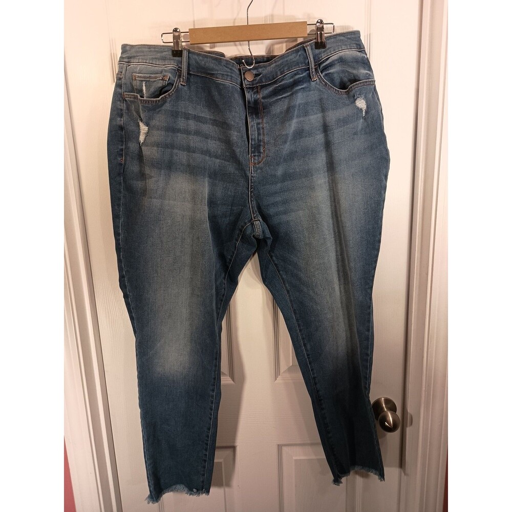 ana A New Approach High Rise Jeggings Size 24W Blue